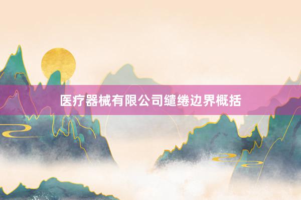 医疗器械有限公司缱绻边界概括